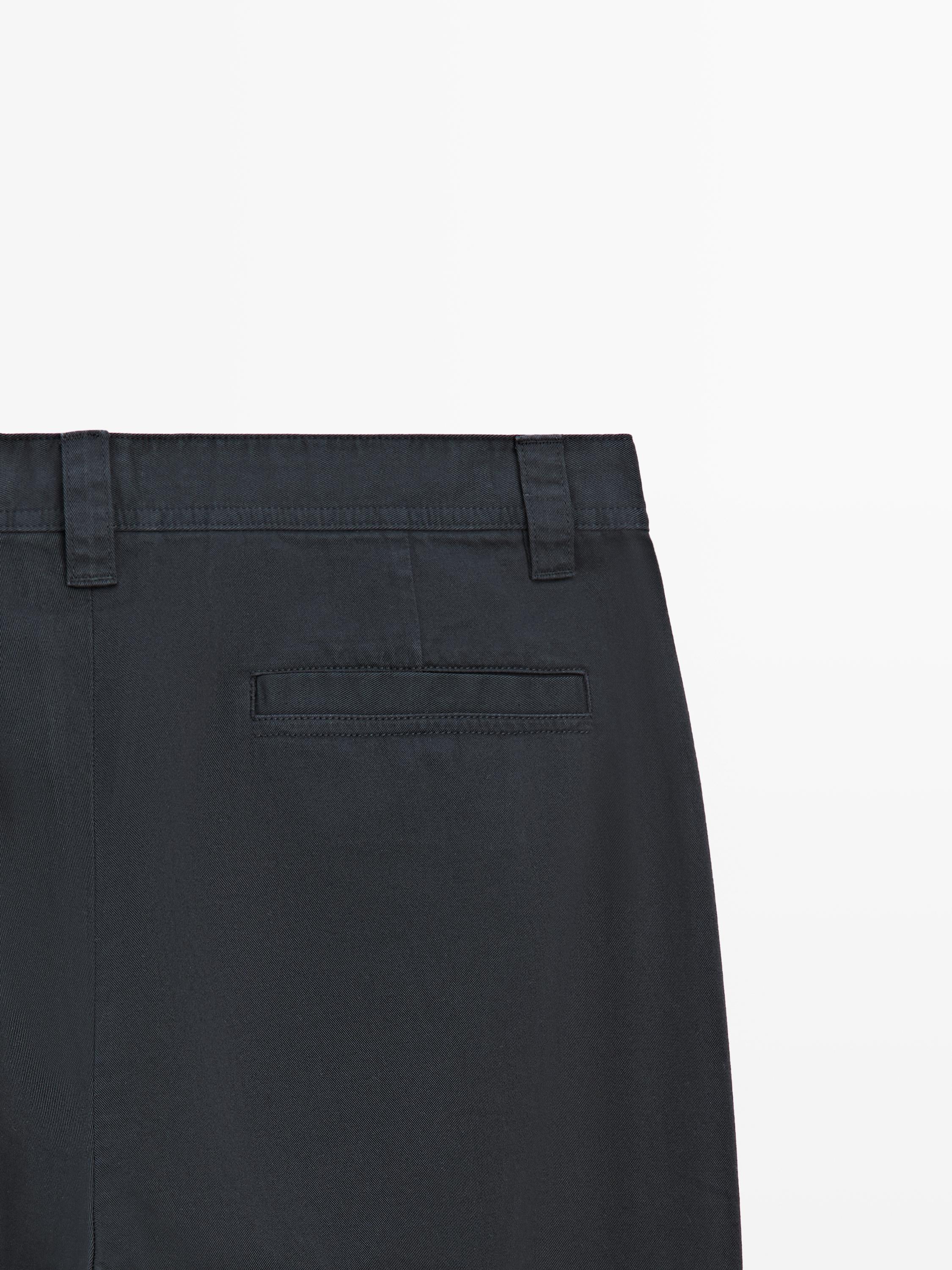 Pantalon relaxed fit en coton
